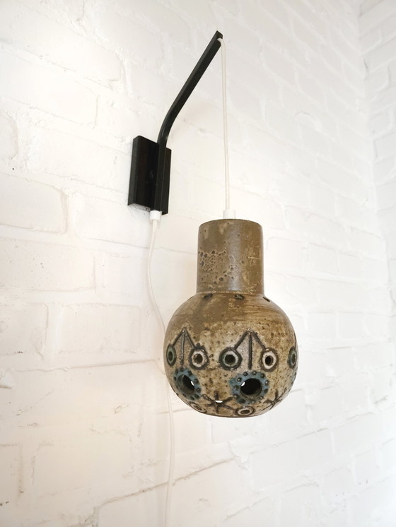 Image 1 of Lampe murale en céramique vintage Hannie Mein
