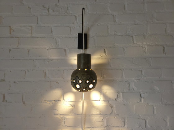 Image 1 of Lampe murale en céramique vintage Hannie Mein