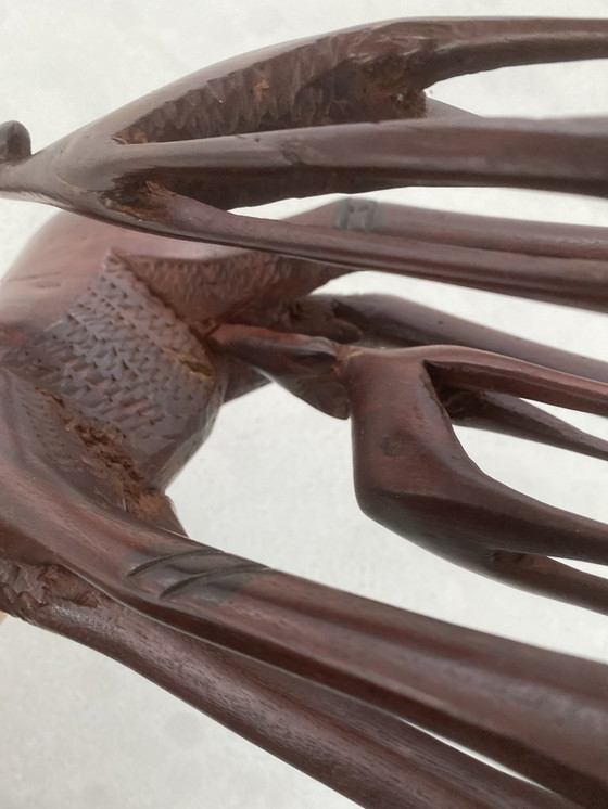 Image 1 of Magnifique sculpture en bois du Mid Century