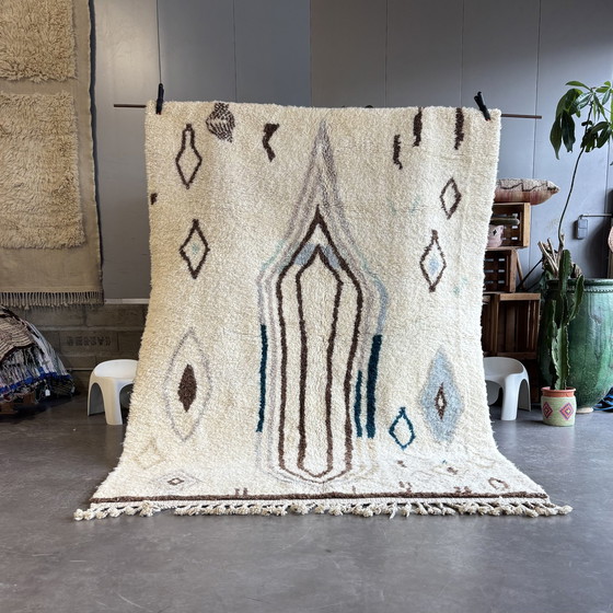 Image 1 of Tapis berbère marocain Beni Ourain 210X290 Cm