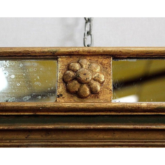 Image 1 of Miroir rectangulaire vintage avec vitrage