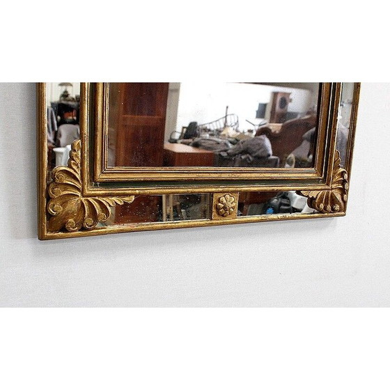 Image 1 of Miroir rectangulaire vintage avec vitrage