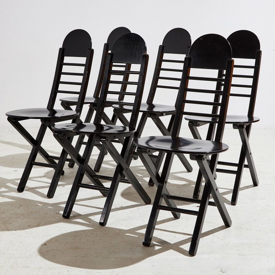 Image 1 of Chaise postmoderne vintage italienne, 1980