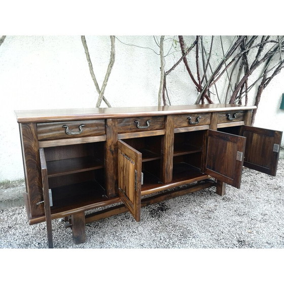 Image 1 of Buffet vintage "Aranjou" à 4 portes par Aranjou, 1980