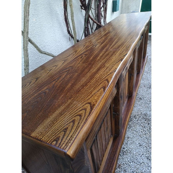 Image 1 of Buffet vintage "Aranjou" à 4 portes par Aranjou, 1980