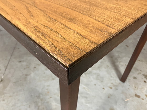 Image 1 of Table industrielle Bureau Acier Chêne massif