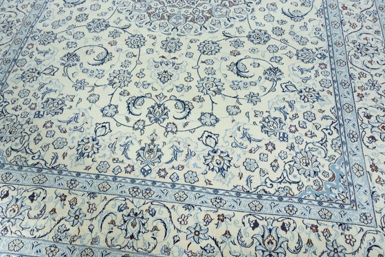 Image 1 of Tapis d'Orient Naïn 9 La noué à la main avec soie - 344 X 243 cm