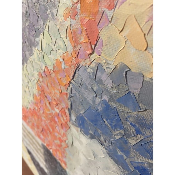 Image 1 of Peinture ancienne "Le Concert" par M. Tchrrouch, 1989