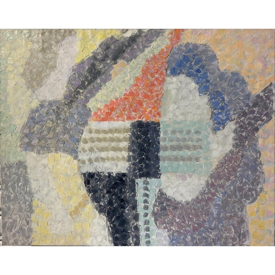 Image 1 of Peinture ancienne "Le Concert" par M. Tchrrouch, 1989