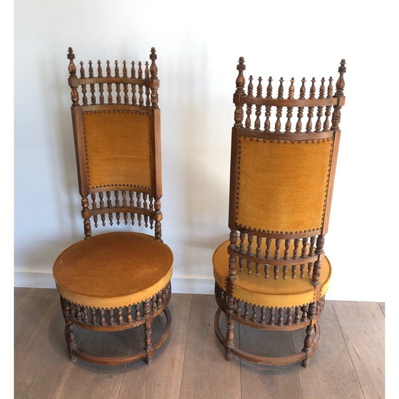 Image 1 of Paire de chaises vintage Art and Crafts, 1900