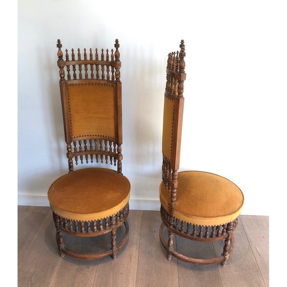 Image 1 of Paire de chaises vintage Art and Crafts, 1900