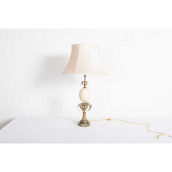 Image 1 of Lampe de table sculpturale de Belgochrom - années 1960