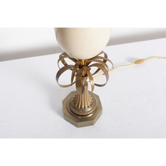 Image 1 of Lampe de table sculpturale de Belgochrom - années 1960