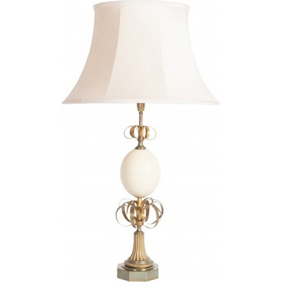 Image 1 of Lampe de table sculpturale de Belgochrom - années 1960