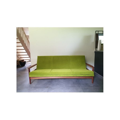 Canapé-lit scandinave vintage de Gérard Guermonprez, 1960