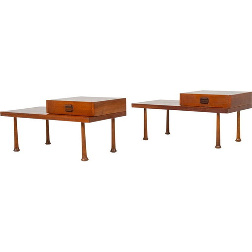Paire de tables de nuit vintage, 1960