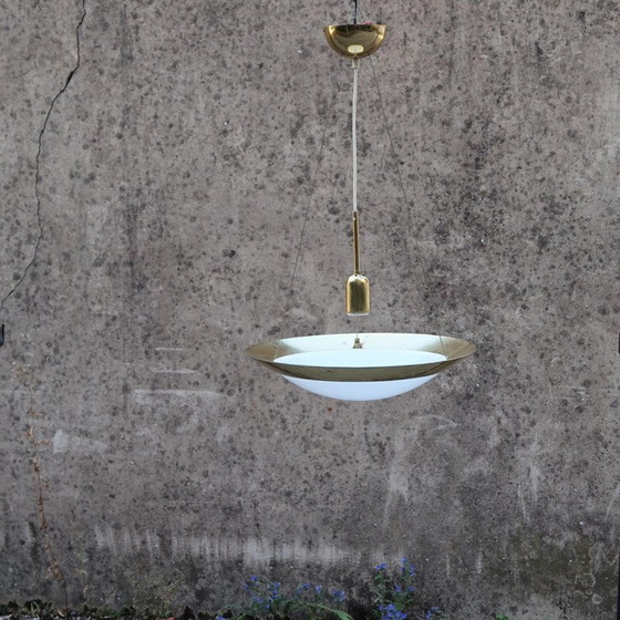 Image 1 of Lampe pendante Ufo en laiton par Sce