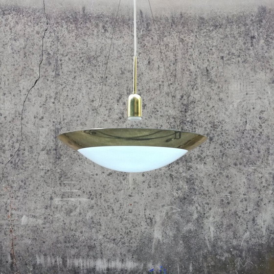 Image 1 of Lampe pendante Ufo en laiton par Sce