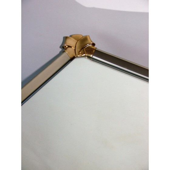 Image 1 of Table basse vintage en aluminium et verre, 1970