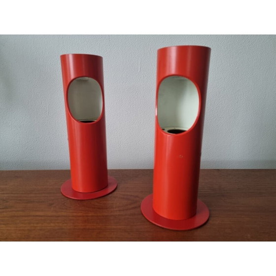 Image 1 of Paire de lampes de table vintage par Josef Hurka pour Napako, 1970