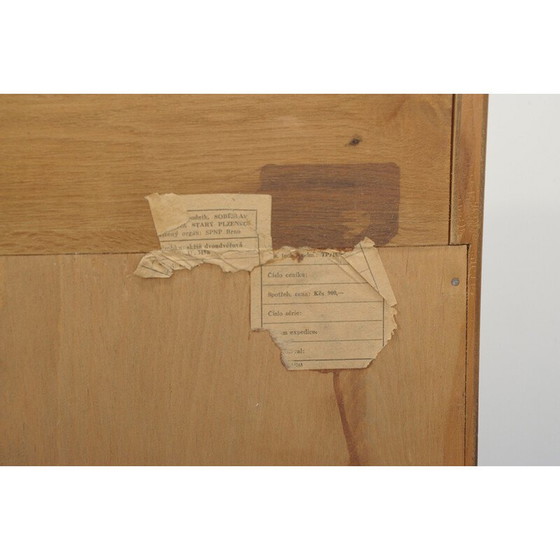 Image 1 of Armoire vintage en bois de hêtre par Bohumil Landsman pour Jitona, Tchécoslovaquie 1970