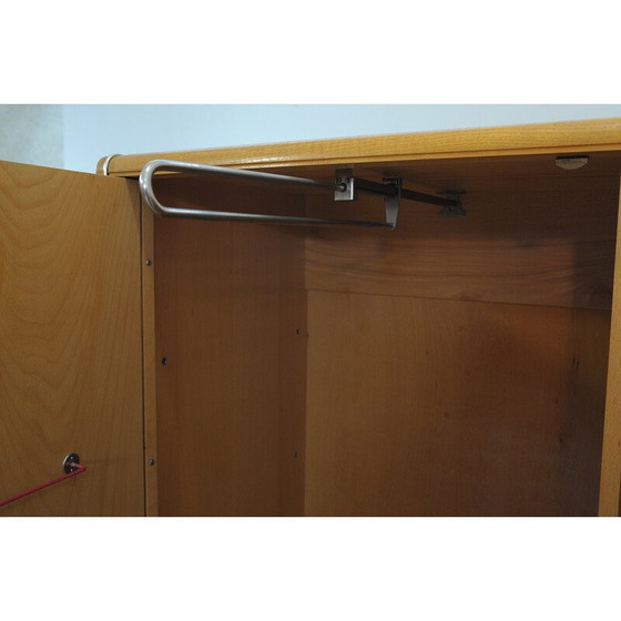 Image 1 of Armoire vintage en bois de hêtre par Bohumil Landsman pour Jitona, Tchécoslovaquie 1970