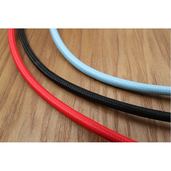 Image 1 of Suspension industrielle vintage en métal et plastique avec abat-jour, 1970