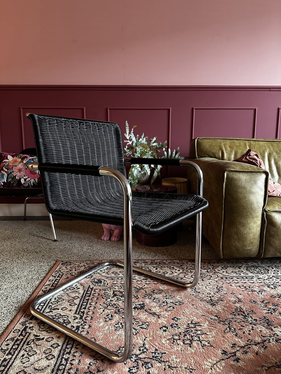 Image 1 of 3X Vintage Tecta D41 Freischwinger Dining chair / Cantilever chair