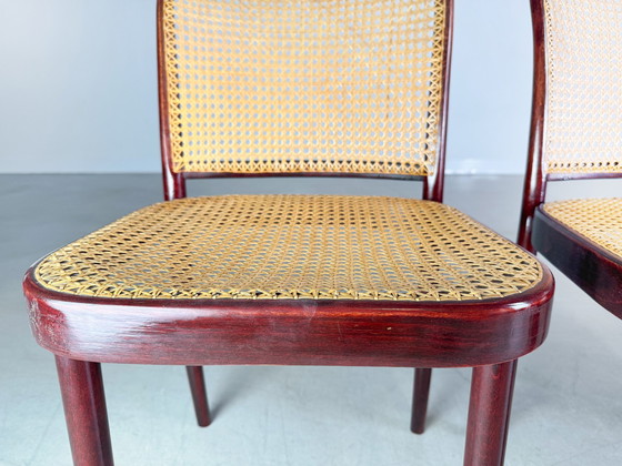 Image 1 of Lot de 4 chaises Mid Century Thonet modèle 811 Josef Hoffmann