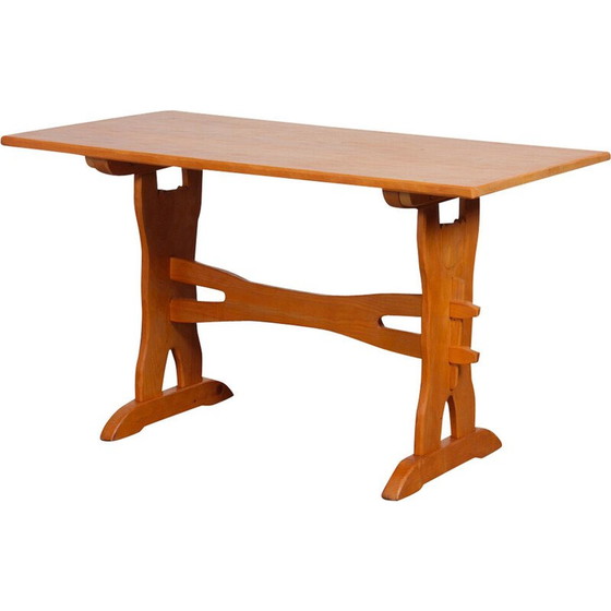Image 1 of Vintage wooden dining table, 1960