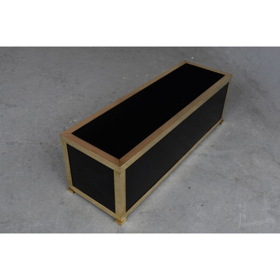 Image 1 of Jardinière vintage en laiton et bronze, 1970