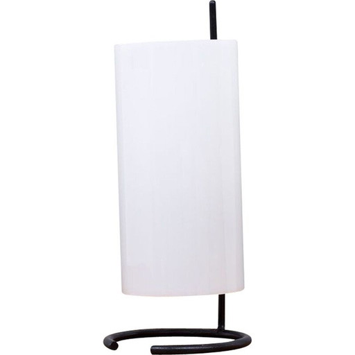 Lampe de table vintage en métal par Ab Luco, Suède 1950