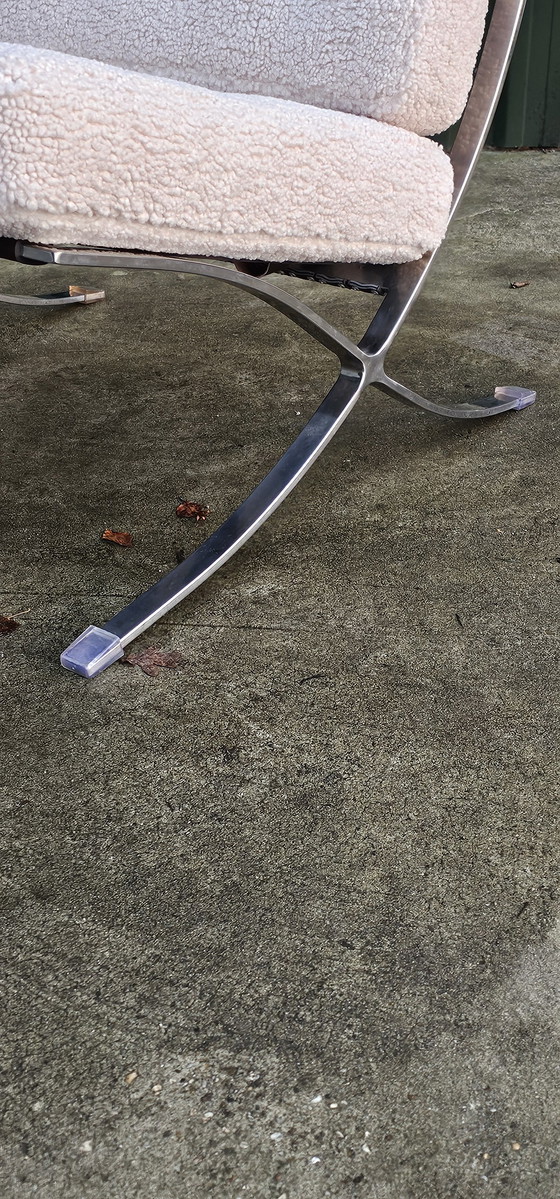 Image 1 of Fauteuil design vintage 'Barcelona' Réplique