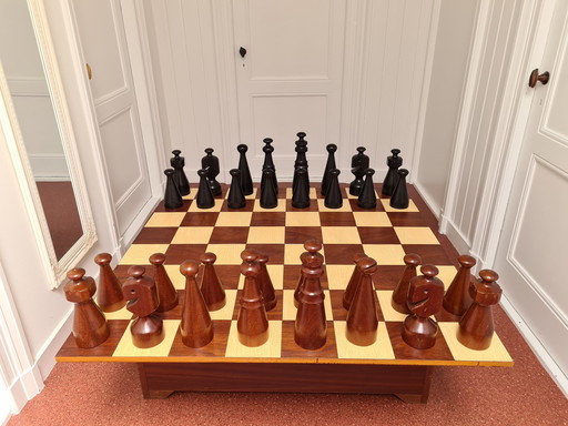 Grand jeu d'échecs unique XL