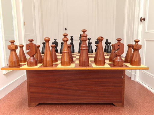 Grand jeu d'échecs unique XL