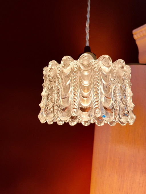 Lampe pendante en forme de gouttes de glace et de perles