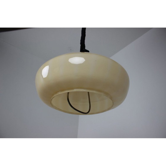 Image 1 of Suspension en verre vintage, Tchécoslovaquie 1970