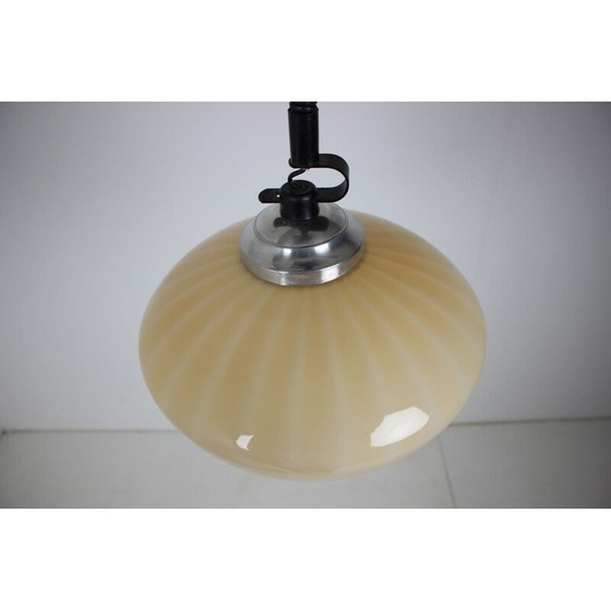 Image 1 of Suspension en verre vintage, Tchécoslovaquie 1970