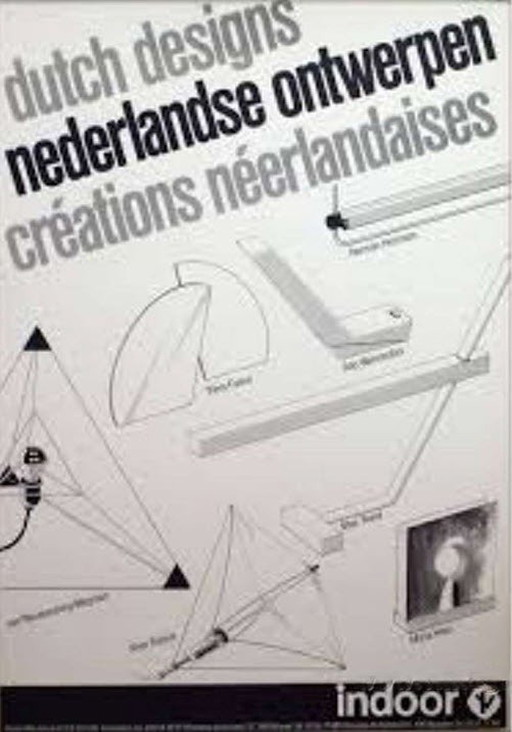 Delamp - Rob Wermenbol For Indoor - Dutch Design 1983