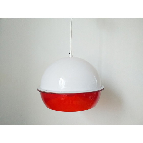 Image 1 of Lampe suspendue dans le style Harvey Guzzini, Italie, années 1970