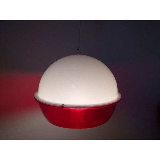 Image 1 of Lampe suspendue dans le style Harvey Guzzini, Italie, années 1970