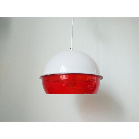 Image 1 of Lampe suspendue dans le style Harvey Guzzini, Italie, années 1970