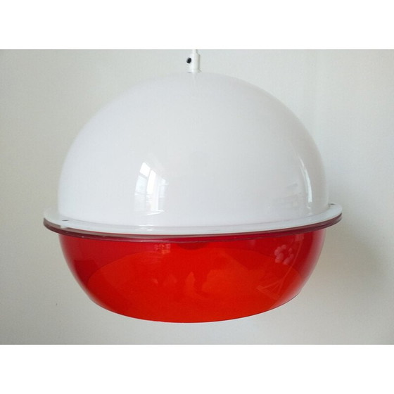 Image 1 of Lampe suspendue dans le style Harvey Guzzini, Italie, années 1970