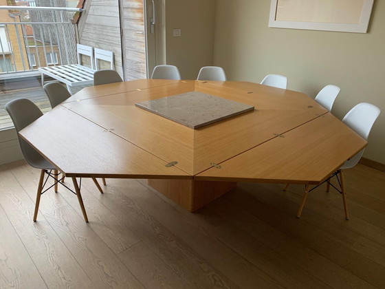 Image 1 of Table de salle à manger circulaire classique design Van Den Berghe