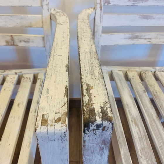 Image 1 of Ensemble de 4 chaises en bois vintage