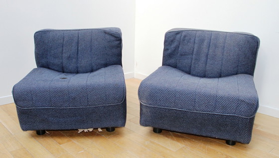 Image 1 of Suite De 5 Chauffeuses Vintages Mobilier International 