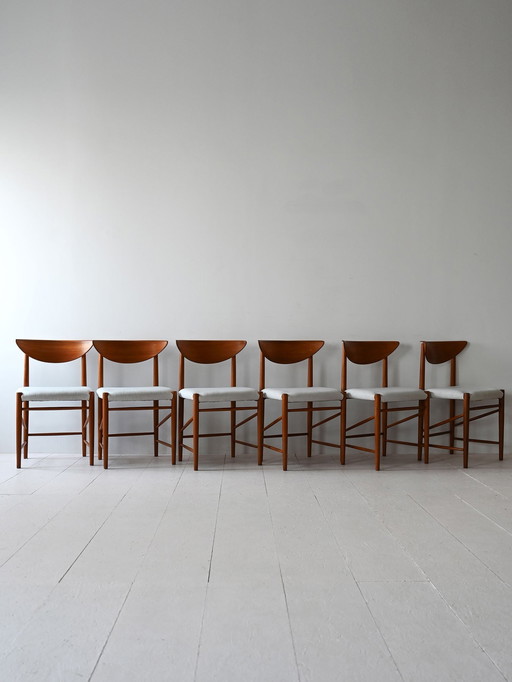 Ensemble de quatre chaises Hans Wegner