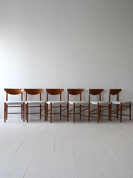 Image 1 of Ensemble de quatre chaises Hans Wegner