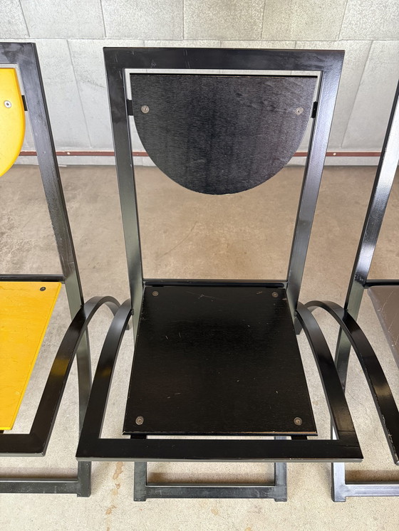 Image 1 of 3X Kff Sinus Chair Par Karl Friedrich Förster