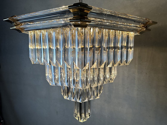 Image 1 of Vintage Xl Bakalowits & Sohne Chandelier hexagonal
